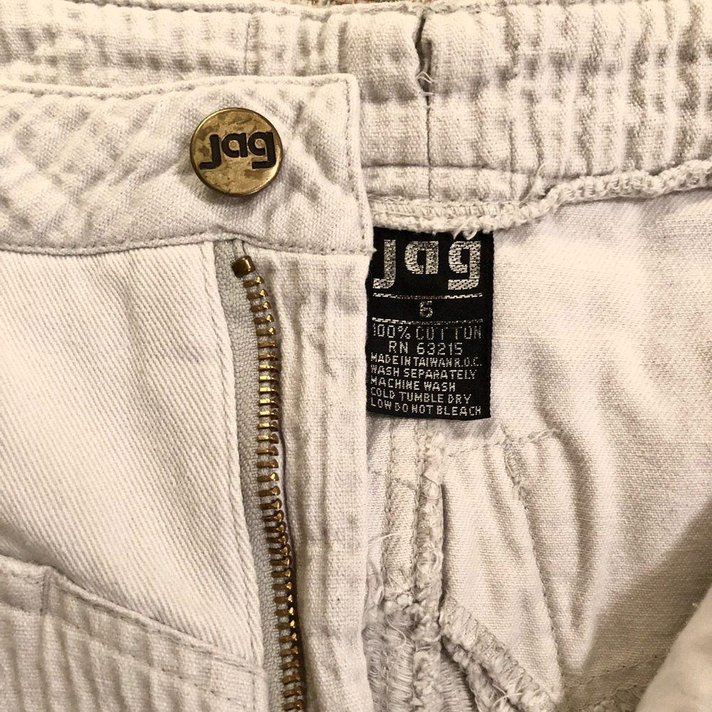 Vintage 90s Crushed Fabric Mom Jeans - Picture 6 of 6